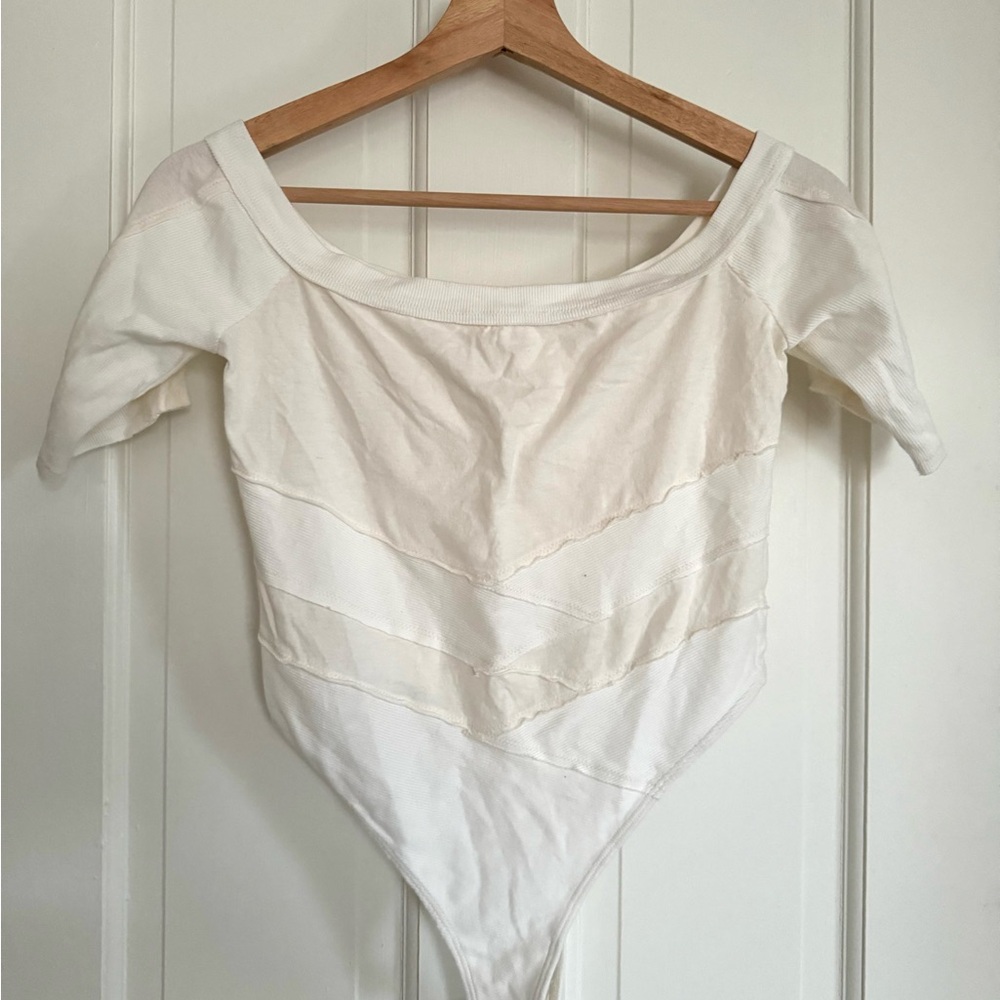 Free People Sloane Short Sleeve Bodysuit